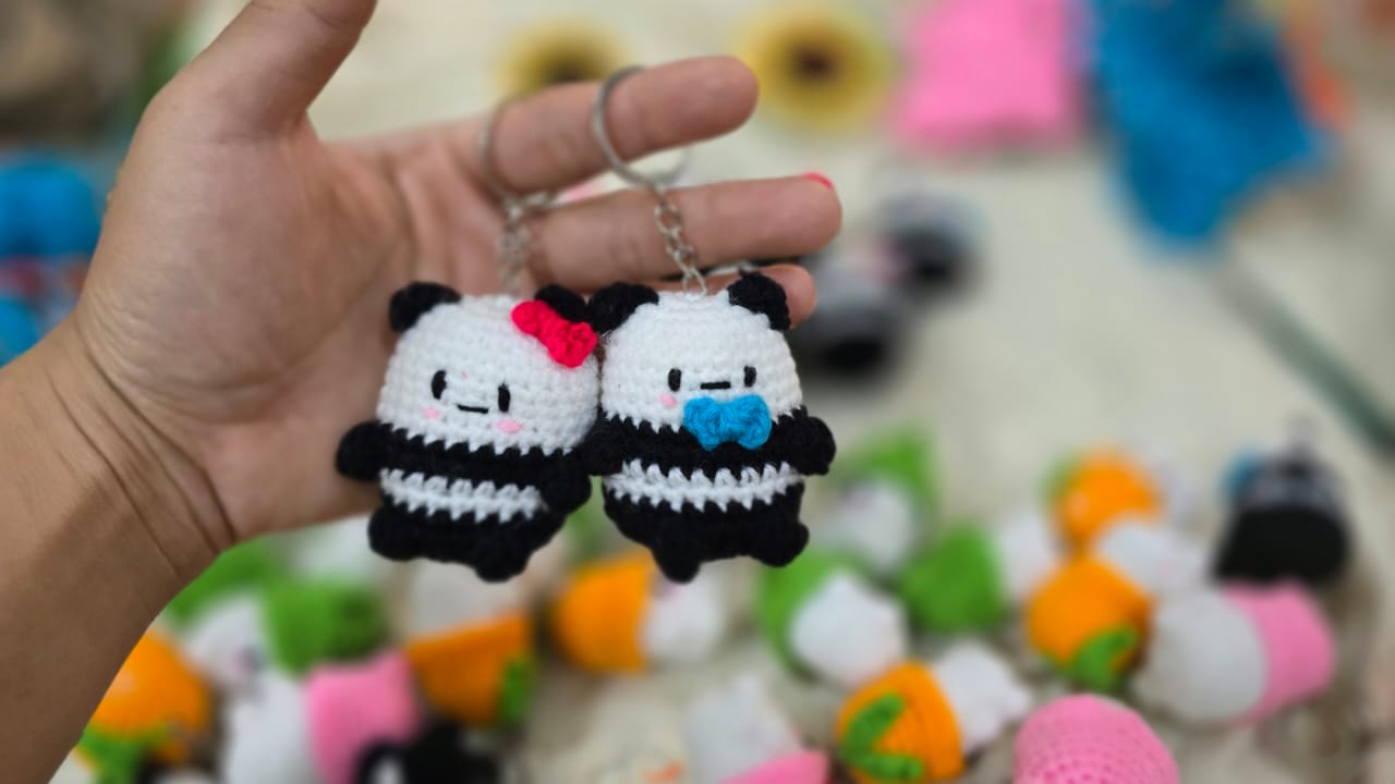 Panda keyrings